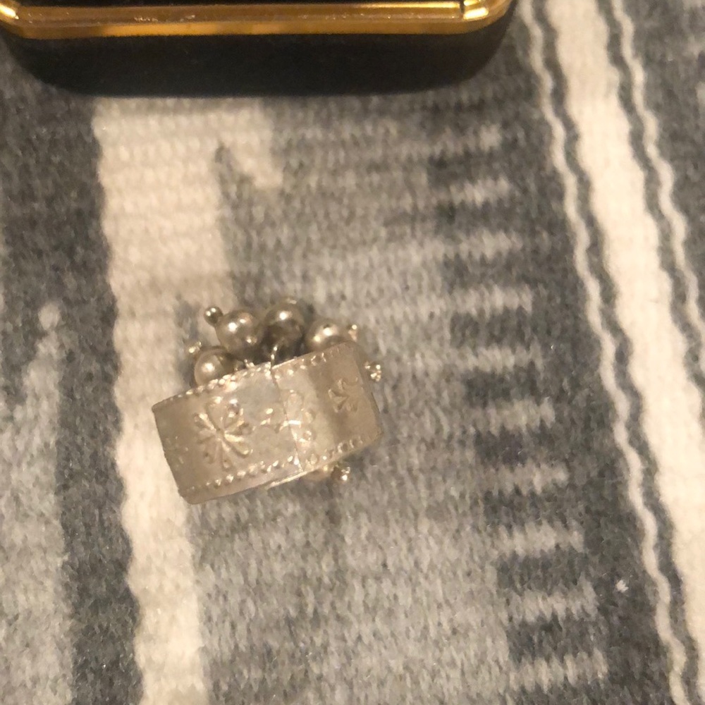 Silver Bead Ring - image 8